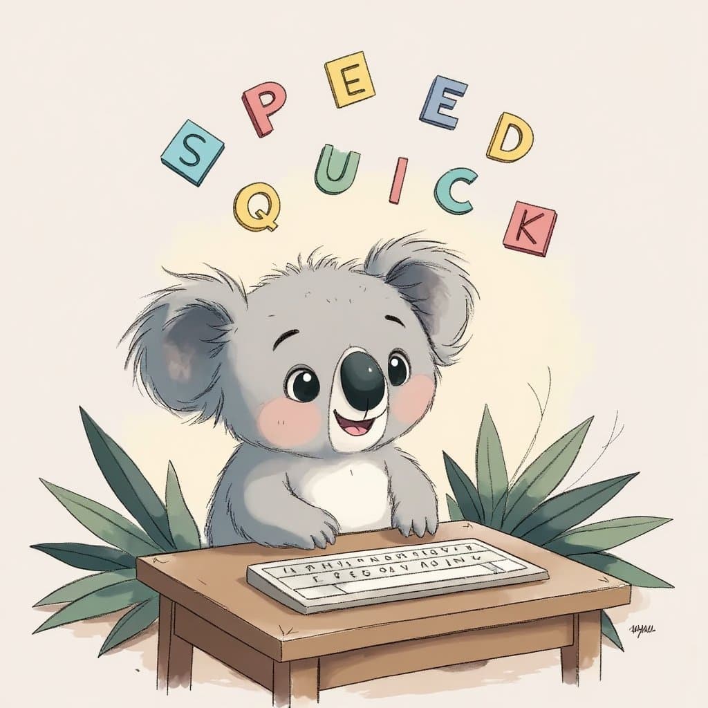 Type rush typing game